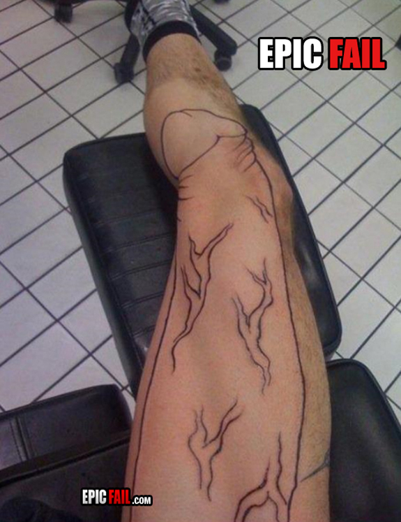 tattoos on penis. Penis Tattoo. Really?