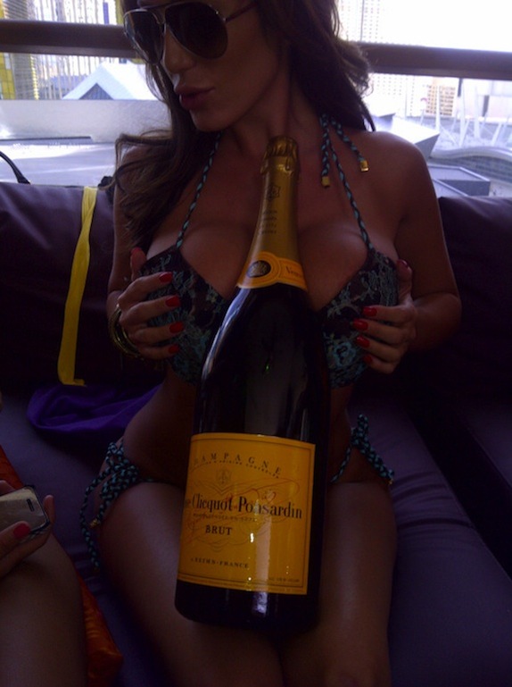  FriskyFriday Photo Big Boobs And Big Ass Champagne Bottle