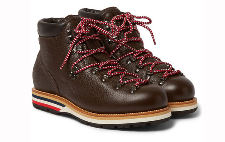 Moncler Peak Full-Grain Leather Lace-ups Aren&#39;t Your Everyday Hiking Boots