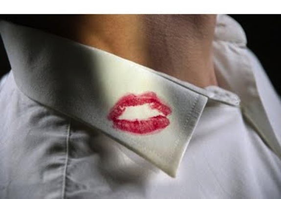 Lipstick Man Collar Shirt