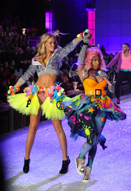 Erin Heatherton Nicki Minaj Victoria's Secret Fashion Show 2011