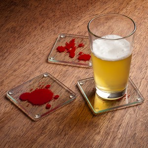 Dexter Blood Spatter Coasters