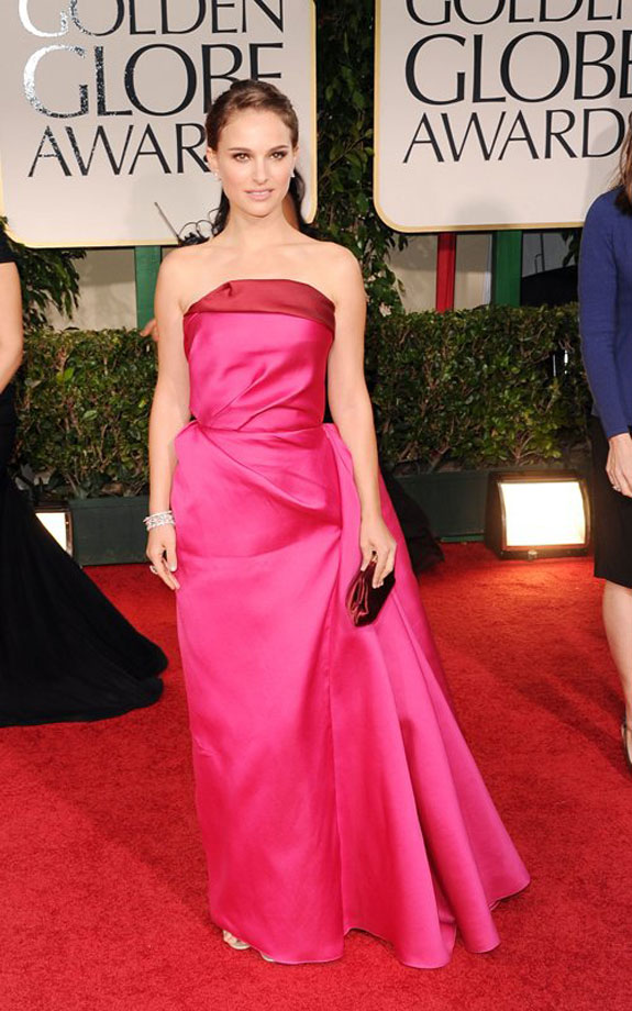 Natalie Portman Golden Globes 2012