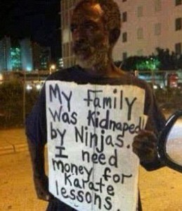 Help Kidnapped Ninja Need Money