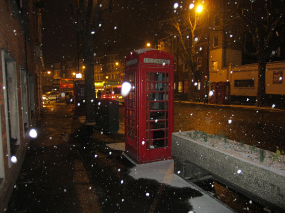 London Snow Football