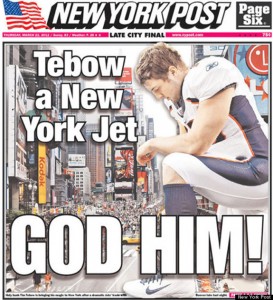 Tim Tebow New York Post