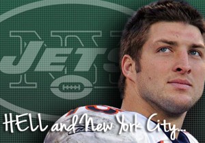 Tim Tebow New York Jets Hell