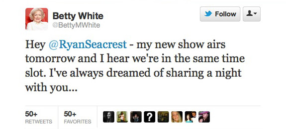 Betty White Joins Twitter