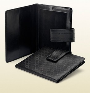 Gucci IPad 2 Cover Black Diamante Leather