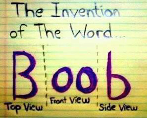 Invention Word Boob
