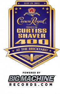 Curtiss Shaver Crown Royal NASCAR Brickyard 400