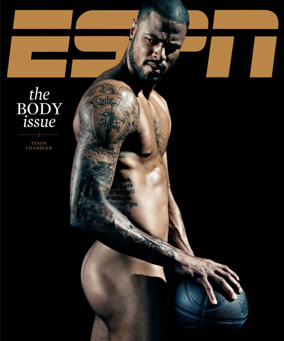 ESPN Body Issue Cover 2012 Tyson Chandler Cover