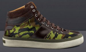 Jimmy Choo Belgravia Camouflage Print Sneakers