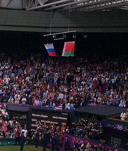 Serena Williams Olympics US Flag Falls Ceremony