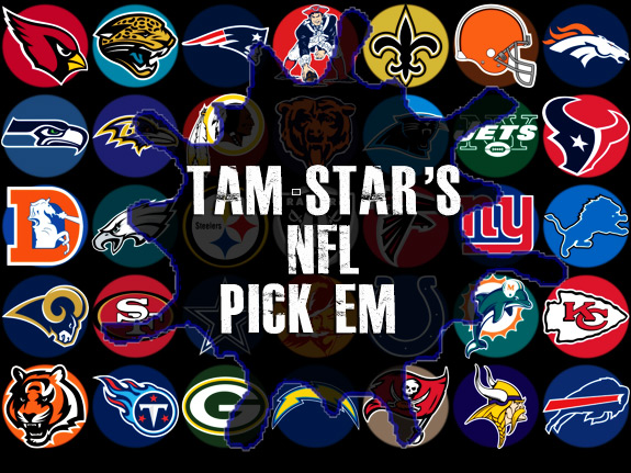 Tam-Star's NFL Pick Em' – Wild Card Weekend