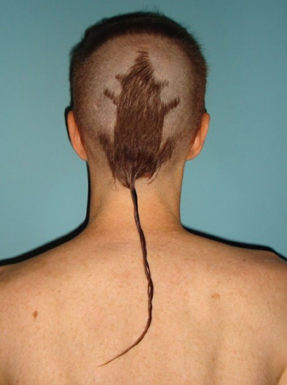 Rat Tail Hair Cut