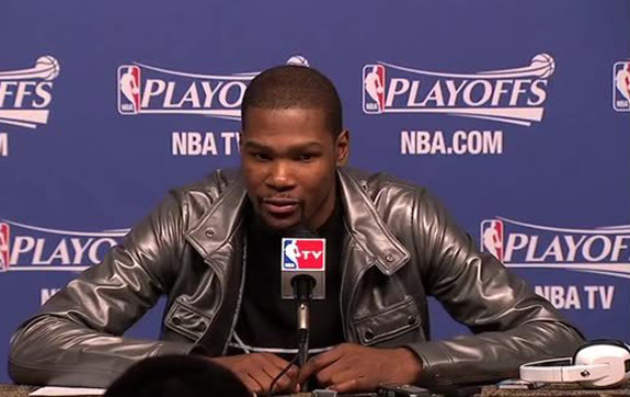Kevin Durant Post Game Outfit