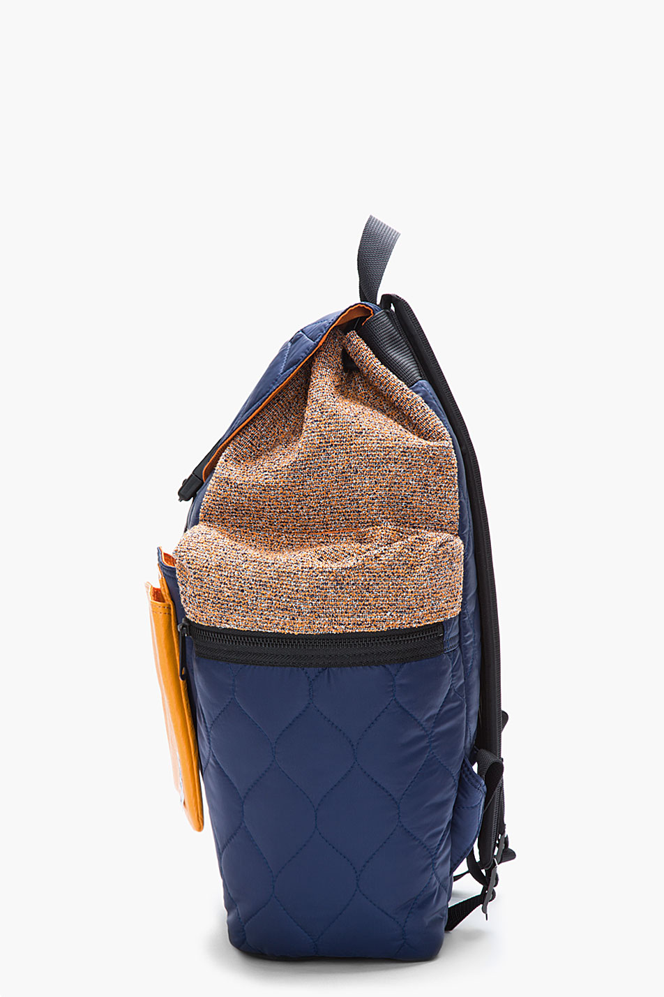 Porter Carven Navy Blue Quilted Backpack