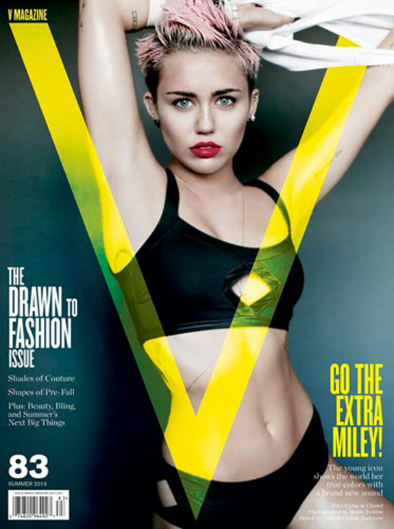 Miley Cyrus V Magazine Photos (1)