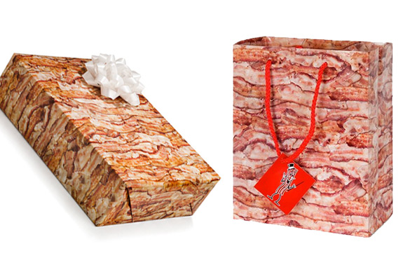 Bacon Wrapping Paper Gift Bag
