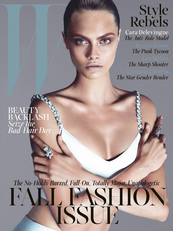 Cara Delevingne British Model Cover Story