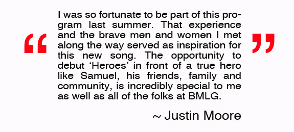 Justin Moore Heroes Quote