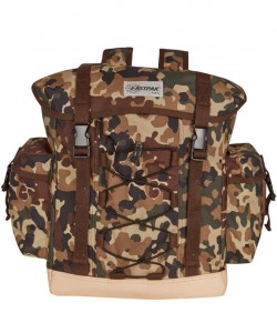 APC Eastpak Brown Camouflage Print Cargo Backpack