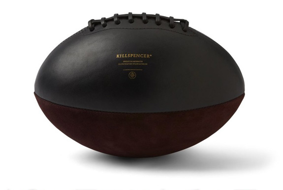 Killspencer Leather Burgundy Italian Oil Suede Football