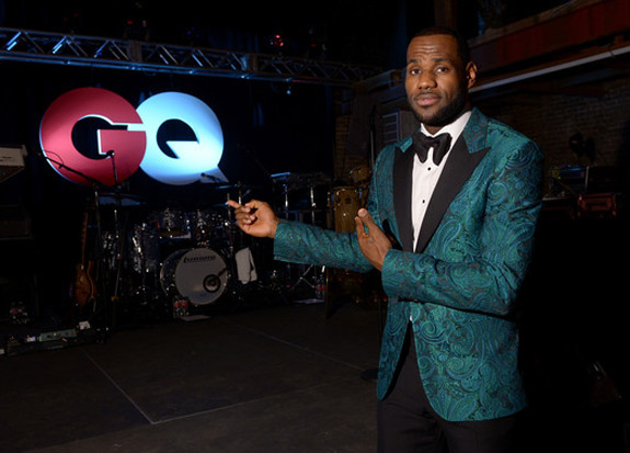 LeBron James All GQ Star Party