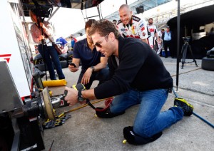The Bachelor Juan Pablo Changing Tire Change NASCAR