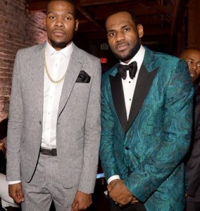 Lebron Kevin Durant Gq Party