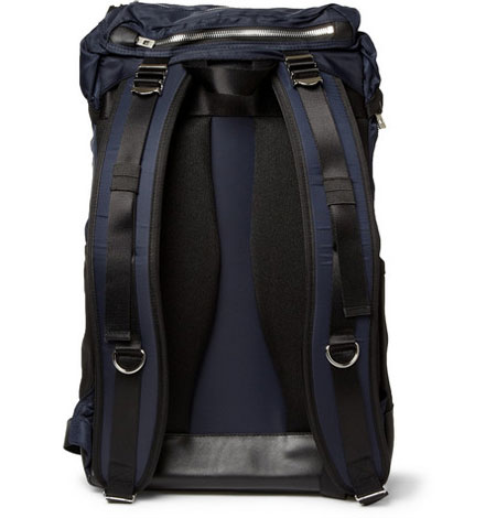 Wooyoungmi Panelled Leather Trimmed Backpack 