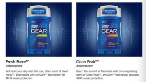 Fresh Force Clean Peak Speed Stick Gear Deodorant Antiperspirant