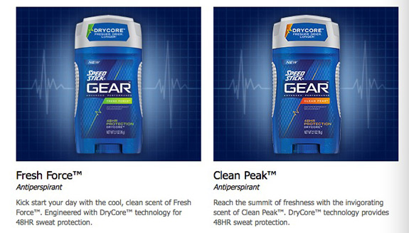 Fresh Force Clean Peak Speed Stick Gear Deodorant Antiperspirant