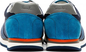 Paul Smith Jeans Blue Suede Paneled Moogg Sneakers
