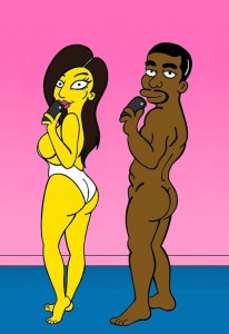 Kim Kardashian Simpsons Cartoon Character