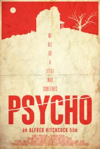 Alternative Minimalist Movie Posters Psycho