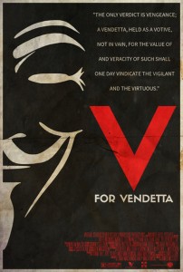 Alternative Minimalist Movie Posters V Vendetta