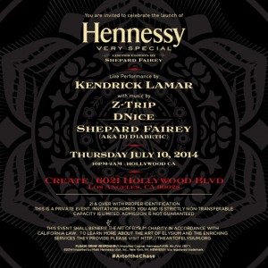 Hennessy VS Shepard Fairey Limitied Edition Party