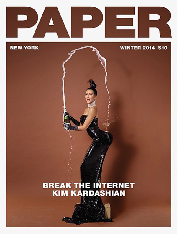 Kim Kardashian Paper Magazine Cover
