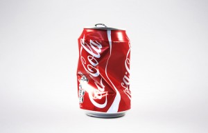 Can Of Coca Cola Coke Damaged