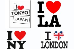 I Love LA Japan NY Logo