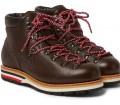 Moncler Peak Full Grain Leather Hiking Boots