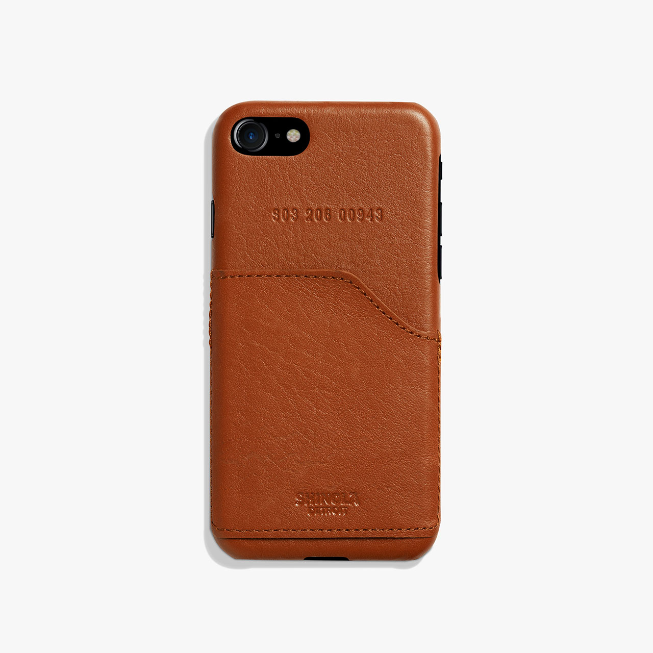 Shinola Leather Wrapped Iphone 7 Case Pocket