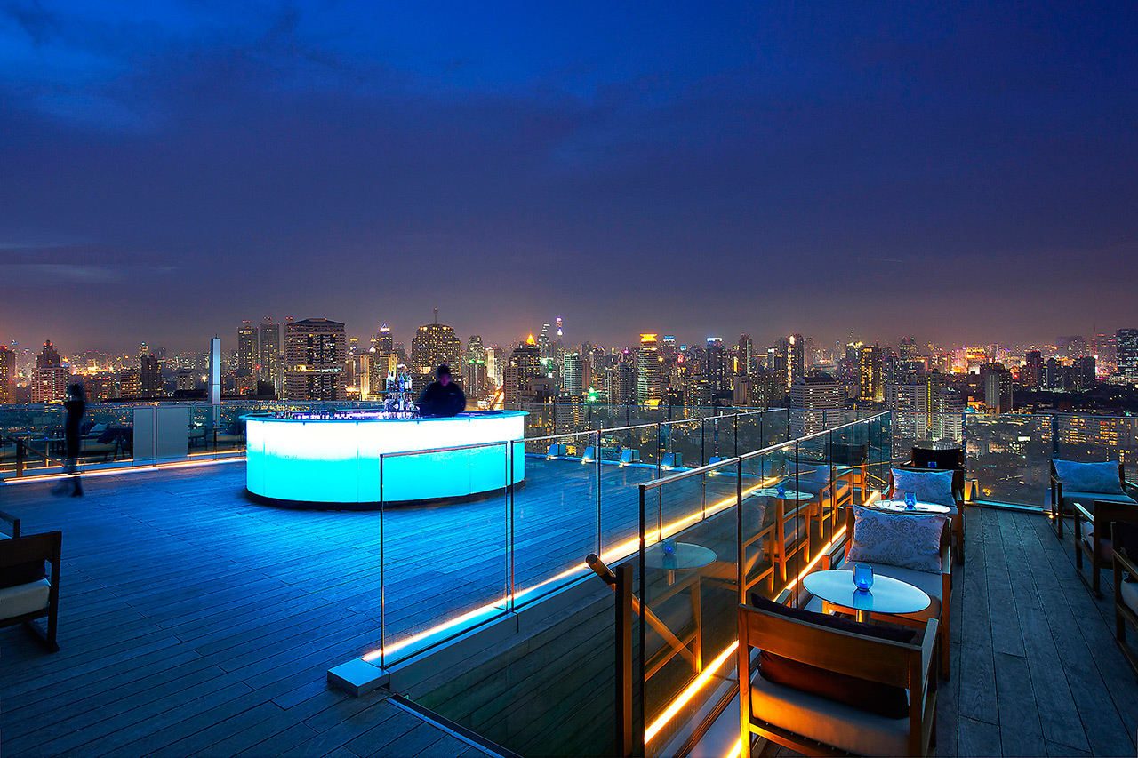 Marriott Bangkok Octave Bar Lounge View Top 4