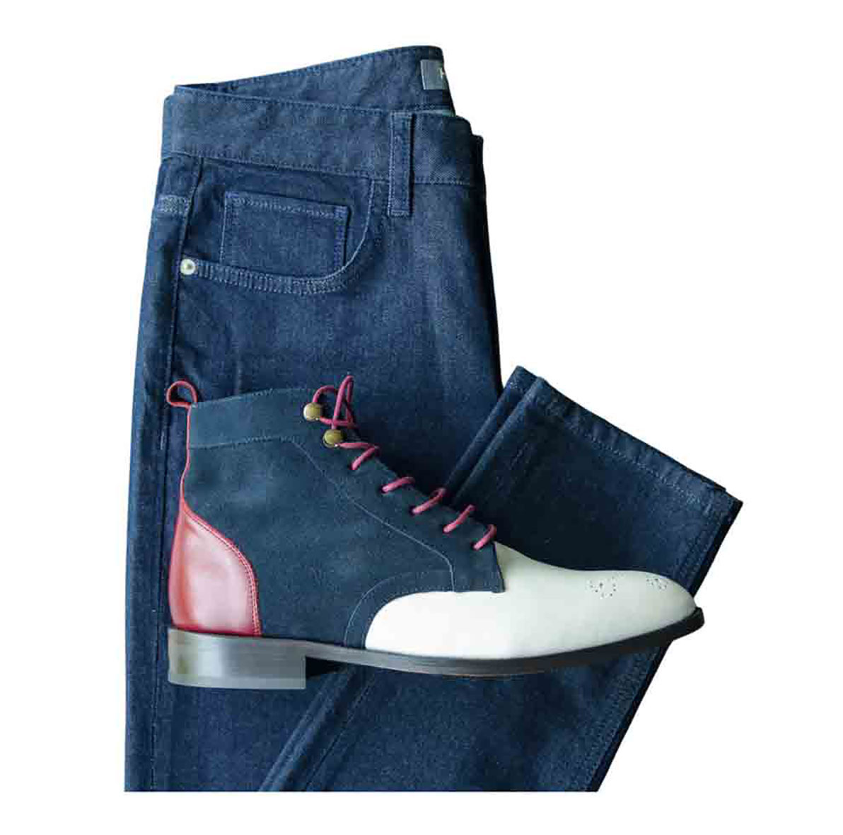 Hockerty Custom Jeans Shoes